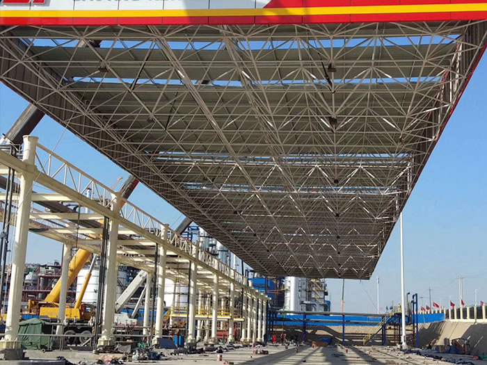 加油站網架安裝